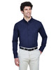 Core365 88193T Tall Operate Long-Sleeve Twill Shirt | Classic Navy