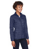 Core365 CE700W Ladies' Prevail Packable Puffer Jacket | Classic Navy