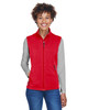 Core365 CE701W Ladies' Cruise Two-Layer Fleece Bonded Soft Shell Vest | Classic Red