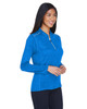 Core365 CE401W Ladies' Kinetic Performance Quarter-Zip Shirt | True Royal/ Carbon