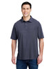 Core365 CE112C Men's Fusion ChromaSoft Colorblock Polo Shirt | Classic Navy/ Classic Navy Heather