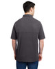 Core365 CE112C Men's Fusion ChromaSoft Colorblock Polo Shirt | Carbon/ Carbon Heather