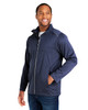 Core365 CE708 Men's Techno Lite Three-Layer Knit Tech-Shell Jacket | Classic Navy Heather