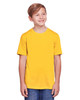 Core365 CE111Y Youth Fusion ChromaSoft Performance T-Shirt | Campus Gold
