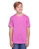 Core365 CE111Y Youth Fusion ChromaSoft Performance T-Shirt | Charity Pink