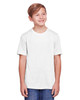 Core365 CE111Y Youth Fusion ChromaSoft Performance T-Shirt | White
