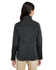 Core365 CE890W Ladies' Journey Summit Hybrid Full-Zip Jacket | Heather Charcoal/ Black