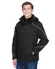 North End 88196T Tall Angle 3-in-1 Jacket with Bonded Fleece Liner | Black