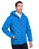 North End NE708 Men's Loft Puffer Jacket | Olympic Blue/ Carbon