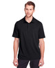 North End NE100 Men's Jaq Snap-Up Stretch Performance Polo | Black