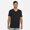 Next Level 6440 Men's Premium Fitted Sueded V-Neck Tee | Black