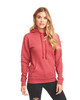 Next Level 9302 Unisex Classic PCH Hooded Pullover Sweatshirt | Heather Cardinal