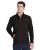 Spyder 187334 Men's Transport Soft Shell Jacket | Black/ Red