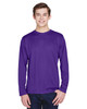 Team 365 TT11L Men's Zone Performance Long Sleeve T-Shirt | Sport Purple