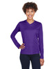 Team 365 TT11WL Ladies' Zone Performance Long-Sleeve T-Shirt | Sport Purple