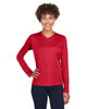 Team 365 TT11WL Ladies' Zone Performance Long-Sleeve T-Shirt | Sport Red