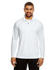 Team 365 TT31 Men's Zone Performance Quarter-Zip Shirt | White