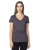 Threadfast 200RV Ladies' Ultimate Short-Sleeve V-Neck T-Shirt | Graphite
