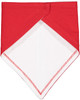 Rabbit Skins RS1012 Infant Premium Jersey Bandana Bib | Red/ White