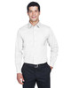 Devon & Jones DG530T  Tall Crown Collection Solid Stretch Twill Shirt | White