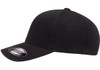 FlexFit 5001 6-Panel Cotton Twill Cap | Black