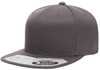 Flexfit 110F Adult Wool Blend Snapback Cap | Dark Grey