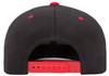 Flexfit 110FT Wool Blend Two-Tone Cap | Black/ Red