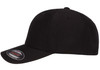 Flexfit 6572 Adult Cool & Dry Tricot Cap | Black
