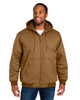 Harriton M722 Unisex ClimaBloc® Heavyweight Hooded Full-Zip Jacket | Duck Brown