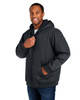 Harriton M722 Unisex ClimaBloc® Heavyweight Hooded Full-Zip Jacket | Dark Charcoal