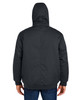 Harriton M722T Men's Tall ClimaBloc® Heavyweight Hooded Full-Zip Jacket | Dark Charcoal