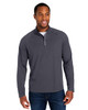 Core365 CE418 Men's Origin Performance Pique Quarter-Zip Sweatshirt | Carbon/ Black