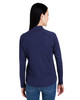 Core365 CE418W Ladies' Origin Performance Pique Quarter-Zip | Classic Navy/ Carbon