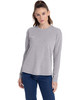 Next Level Apparel 3911NL Ladies' Relaxed Long Sleeve T-Shirt | Heather Grey