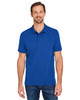 Harriton M205 Men's Valiant Cotton Snag Protect Polo Shirt | True Royal