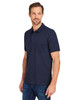 Harriton M205P Men's Valiant Cotton Snag Protect Pocket Polo | Dark Navy