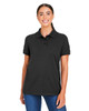 Harriton M205W Ladies' Valiant Cotton Snag Protect Polo Shirt | Black