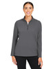 Devon & Jones DG410W Crownlux Performance® Ladies' Windsor Welded Quarter-Zip | Graphite