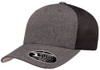 Flexfit 110MT 110® Adult Adjustable Mesh Cap | Melange Charcoal/Black