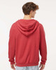 M&O 3331 Unisex Zipper Fleece Hoodie | Heather Red