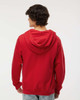 M&O 3331 Unisex Zipper Fleece Hoodie | Red