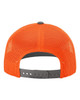 Richardson 112 Snapback Trucker Hat | Charcoal/ Neon Orange