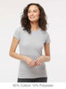 4513 M&O Ladies Fine Jersey Tee | Heather Grey