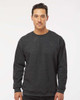 M&O 3340 Unisex Fleece Crewneck Sweatshirt | Jet Black Heather