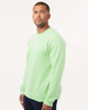 M&O 3340 Unisex Fleece Crewneck Sweatshirt | Neo Mint