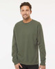 M&O 3340 Unisex Fleece Crewneck Sweatshirt | Military Green
