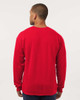 M&O 3340 Unisex Fleece Crewneck Sweatshirt | Red