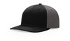 Richardson 312  Twill Back Trucker Hat | Black/ Charcoal