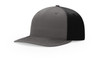 Richardson 312  Twill Back Trucker Hat | Charcoal/ Black