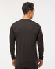 M&O 3520 Men's Poly-Blend Long Sleeve Tee | Heather Graphite